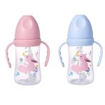 شیشه شیر 240 میل دسته دارrovco - Image 2