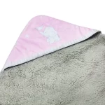 پتو دورپیچ کلاه دار نوزاد رزبرن Roseborn - Image 4