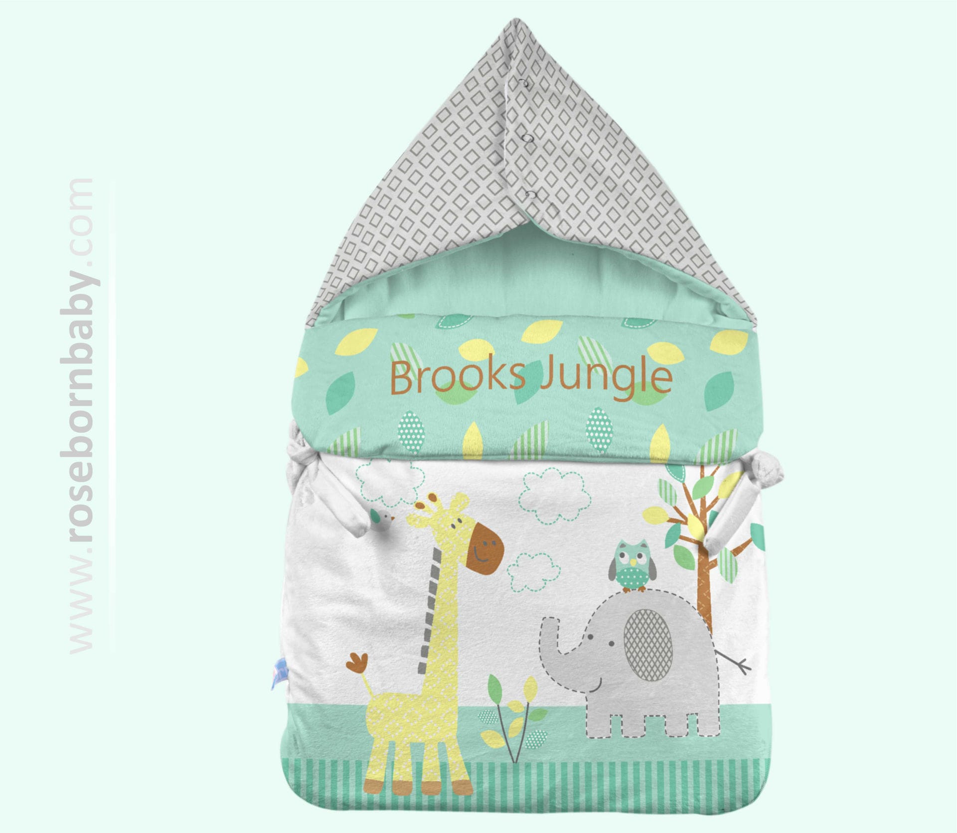 brooksjungle قنداق فرنگی رزبرن