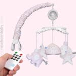 آویز موزیکال ریموت‌ دار تخت نوزاد ENDLESS LOVE-GIRL