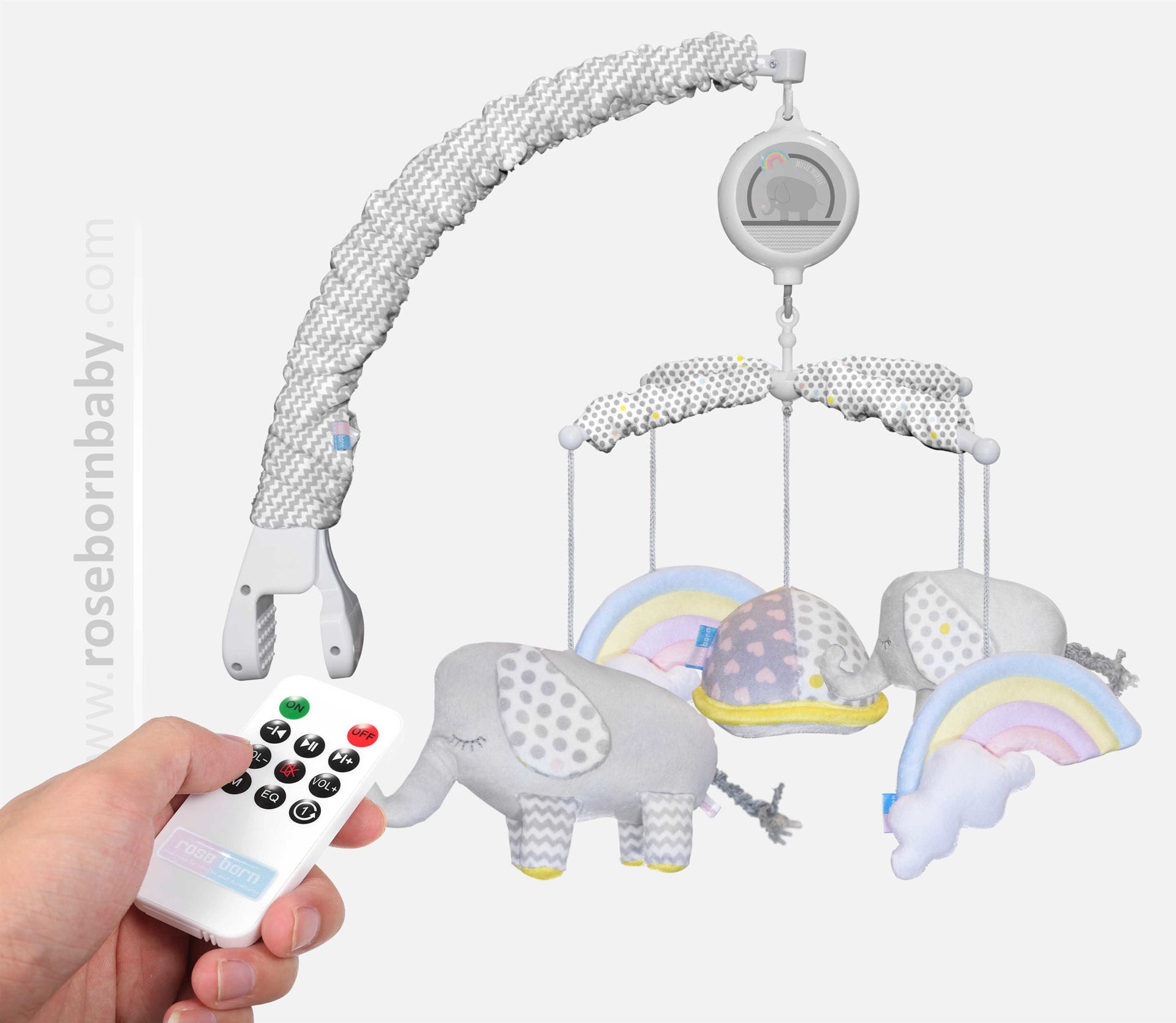 FOREVERLOVE آویز موزیکال ریموت دار تخت نوزاد رزبرن FOREVER LOVE آویز موزیکال ریموت دار تخت نوزاد رزبرن FOREVER LOVE یک ابزار حیاتی برای ایجاد یک محیط آرامشبخش و تحریککننده حواس در اتاق خواب کودک است. این آویز فراتر از یک اسباببازی ساده عمل میکند؛ مجموعهای از ملودیهای آرامبخش، چراغهای ملایم شب و عروسکهای چرخنده با رنگهای متضاد را فراهم میآورد که همگی برای کمک به نوزاد برای به خواب رفتن و همچنین تقویت رشد بینایی و شنوایی او طراحی شدهاند. طراحی جذاب و ایمن این آویز، آن را به یک عنصر کانونی در تخت کودک تبدیل میکند. آویز موزیکال ریموت دار تخت نوزاد رزبرن یک راهکار مؤثر برای آرام کردن و سرگرم نمودن کودک در گهواره یا تخت است. ویژگی کلیدی این مدل، وجود ریموت کنترل است که به والدین این امکان را میدهد تا بدون نزدیک شدن به تخت و بیدار کردن کودک، موسیقی، نور یا حرکت چرخشی آویز را تنظیم یا خاموش و روشن کنند. این قابلیت، آسایش و راحتی زیادی برای والدین در نیمههای شب یا هنگام خواباندن کودک فراهم میکند. عروسکهای آویزان معمولاً از جنس پارچهای نرم و غیر حساسیتزا و با رنگهایی انتخاب میشوند که برای نوزادان در ماههای اولیه قابل تشخیص باشند و تمرکز بصری آنها را افزایش دهند. آویز موزیکال ریموت دار تخت نوزاد به واسطه تنوع ملودیها و تنظیمات، میتواند مطابق با نیازهای متغیر خواب و بیداری کودک تنظیم شود و یک روال خواب ثابت و آرام ایجاد نماید. آویز موزیکال ریموت دار تخت نوزاد رزبرن FOREVER LOVE