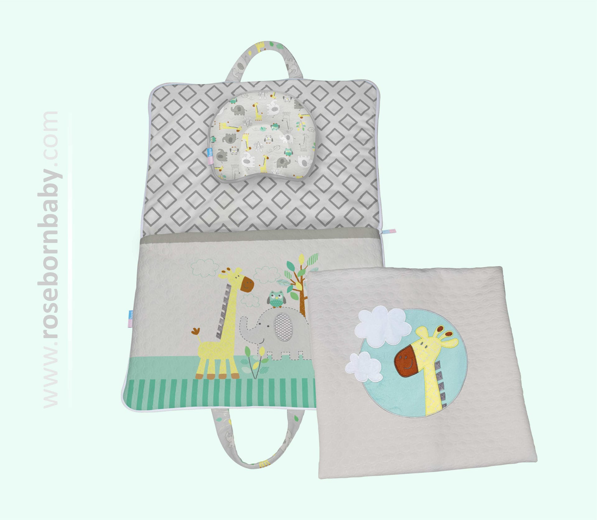 brooks jungle سرویس خواب سه تکه مسافرتی BROOKS JUNGLE رزبرن