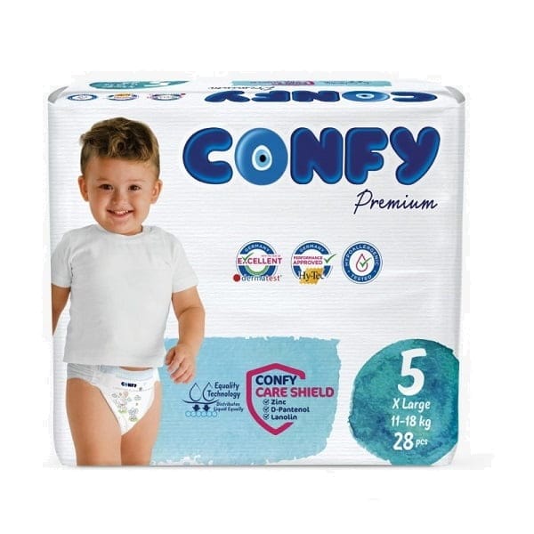 پوشک کانفی پرمیوم سایز 5