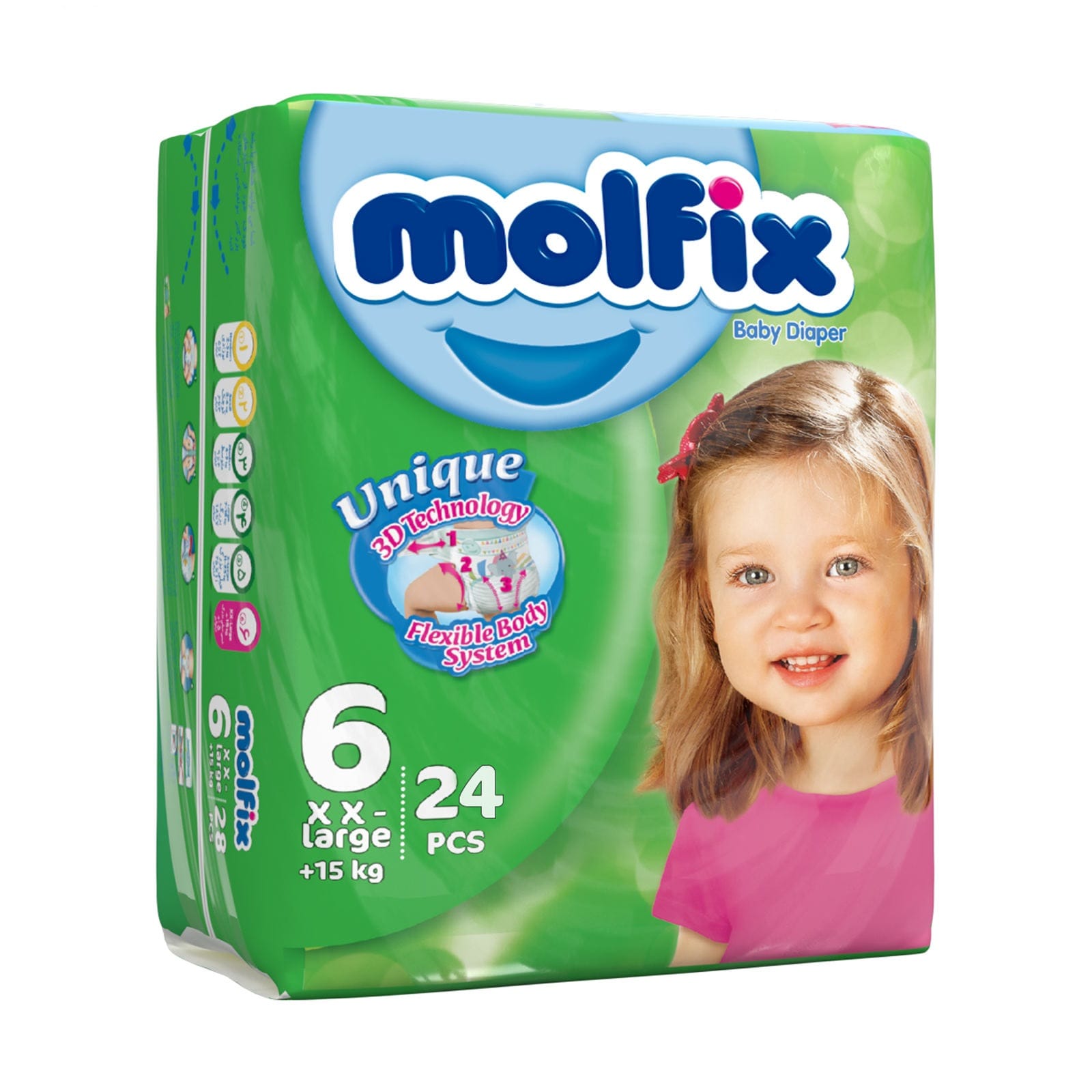 molfix 6 پوشک مولفیکس سایز 6