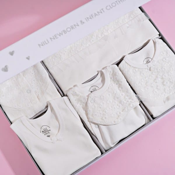 ست بیمارستانی 13 تکه نوزاد طرح الیزابت