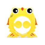 کلاه حمام کودک طرح ماهی