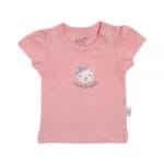 بلوز آستین کوتاه دخترانه لاولی نیلی