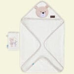 ست حوله دوتکه نوزاد BEAR & KITE رزبرن