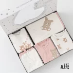 ست جعبه ای 13 تکه بیمارستانی نیلی Nili طرح قلب صورتی