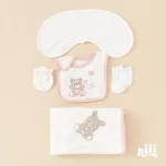 ست جعبه ای 13 تکه بیمارستانی نیلی Nili طرح قلب صورتی - Image 4