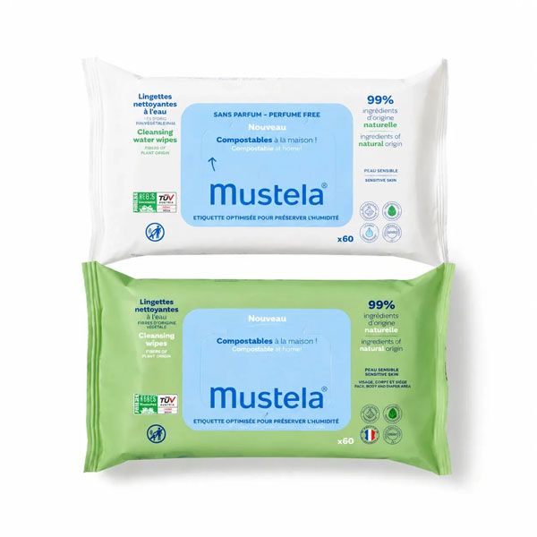 دستمال مرطوب ماستلا ۶۰ عددی Mustela