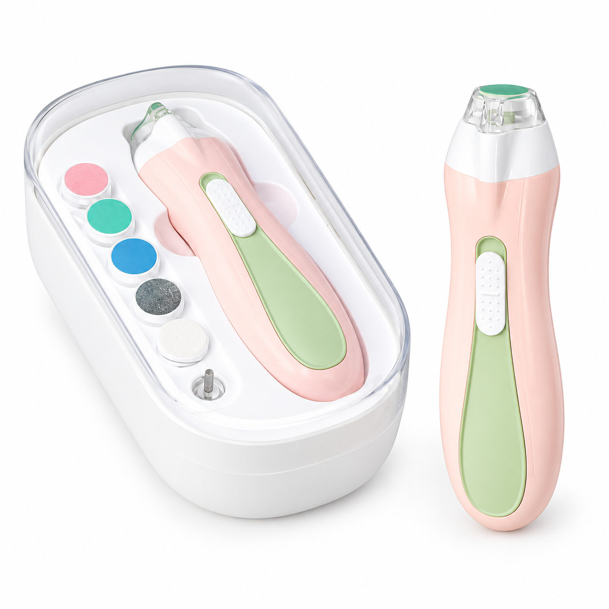 Pastel Baby Nail Care Set سوهان برقی شارژی نوزاد و کودک - تصویر 1